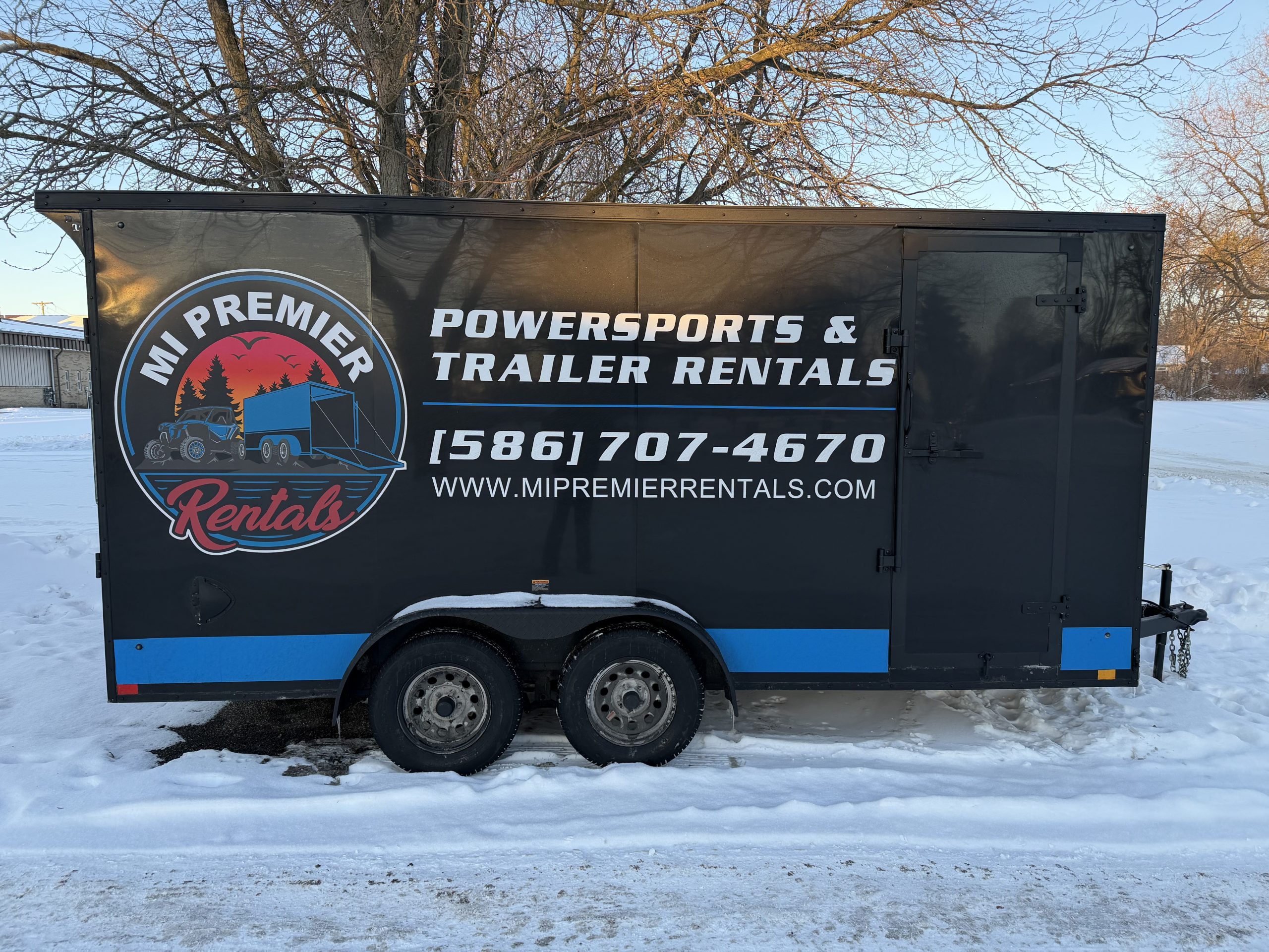 7x16 Enclosed Trailer